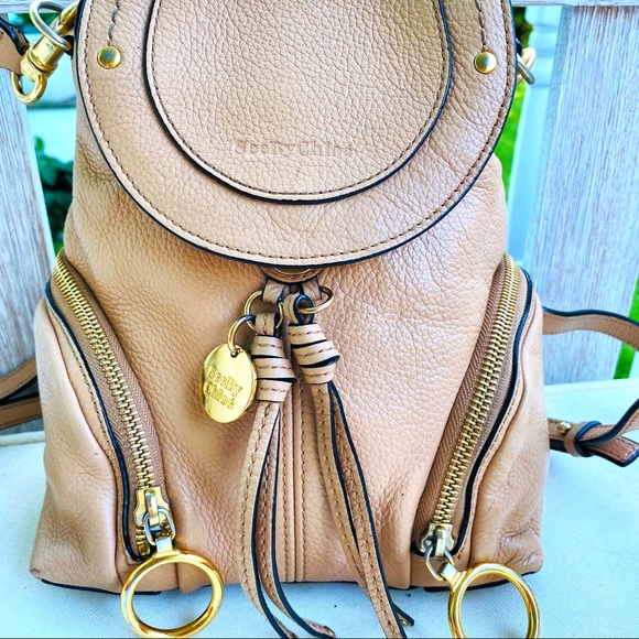 See By Chloe Nude Olga Backpack EUC - Picture 13 of 16
